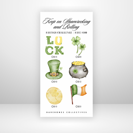 Keep on Shamrocking and Rolling Savings Challenge Save $100
