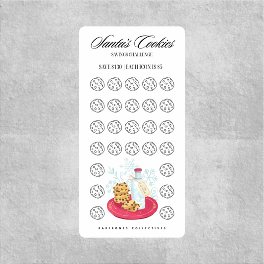 Santa’s Cookies Savings Challenge Save $130