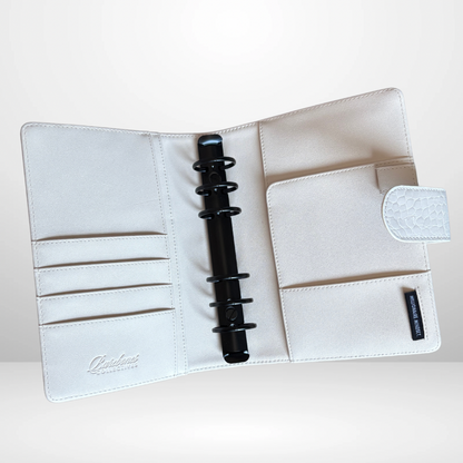 The Millionaire Mindset Barebones Binder in Pearl Croc PRE ORDER DATE OPENS JULY 3