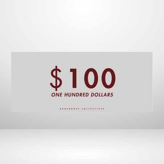 $100 - $50,000 - Reverse Black Cherry Set of 4 Cash Place Holders