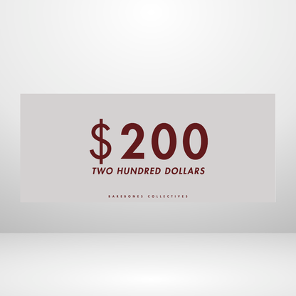 $100 - $50,000 - Reverse Black Cherry Set of 4 Cash Place Holders