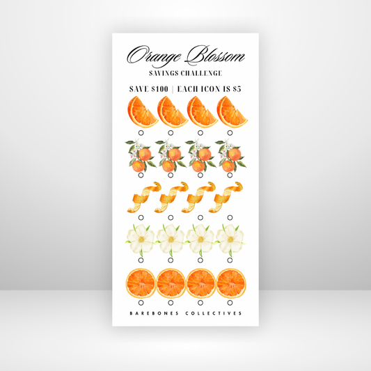 Orange Blossom Savings Challenge Save $100