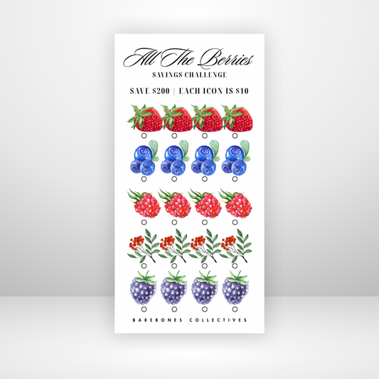All The Berries Savings Challenge Save $200