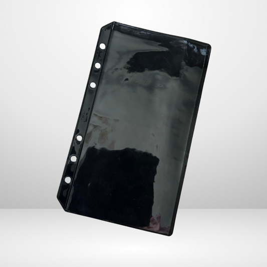 Side Loading Noir Personal Size Cash Envelopes Set of 6