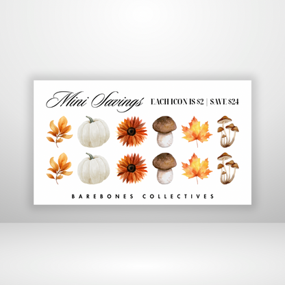 Fall Mushrooms Mini Savings Challenge Save $24