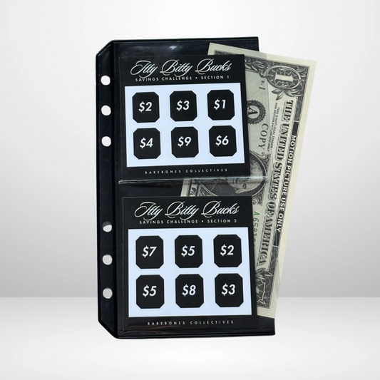 Itty Bitty Bucks Saving Challenges and Envelopes Bundle