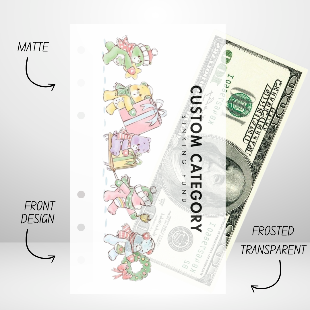 Style #BC7 Handmade Cash Envelope Personal Size Set of 3