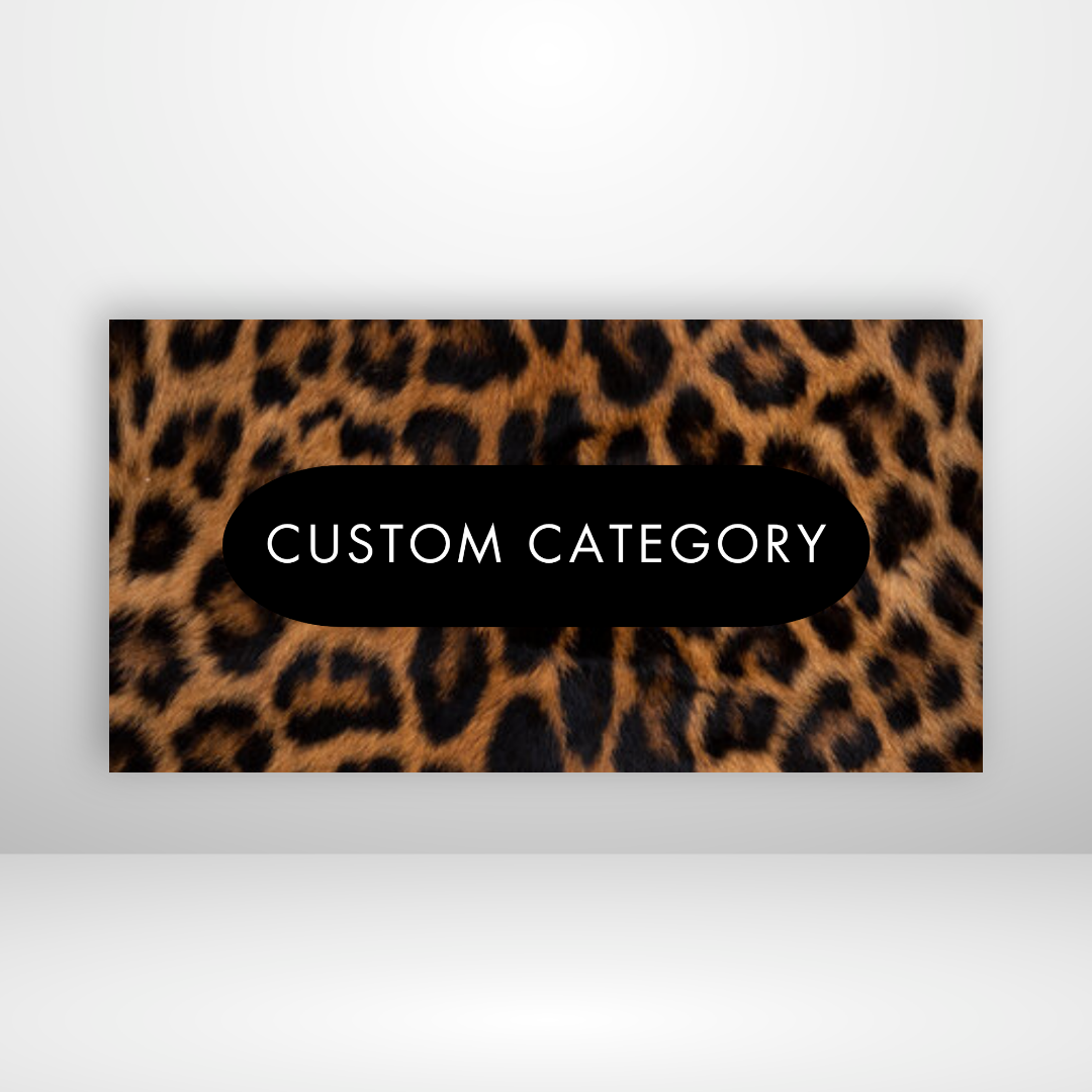 Leopard Fur Full Coverage Cash Envelopes Labels Set of 3
