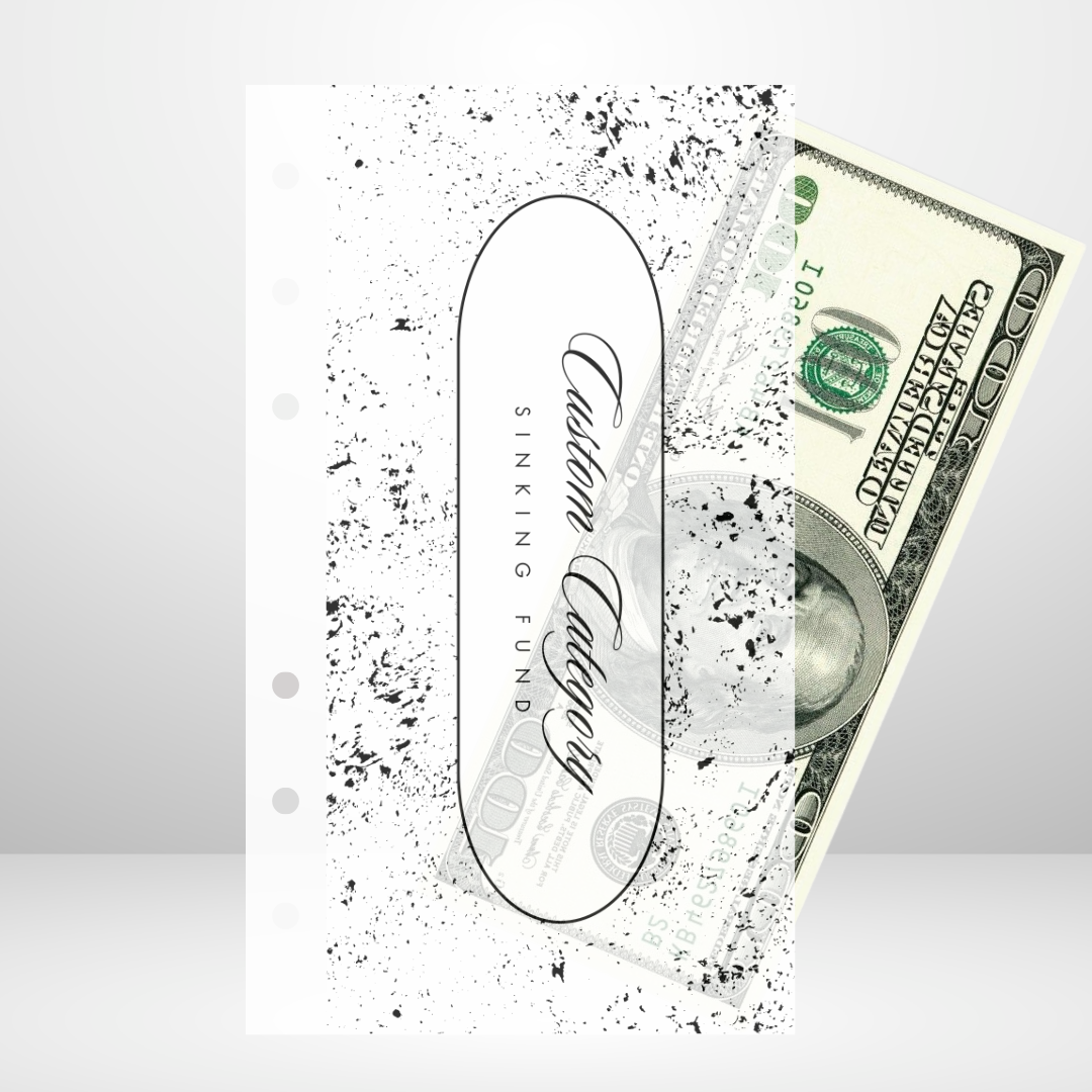 Spray Paint Handmade Cash Envelope Personal Size Set of 3