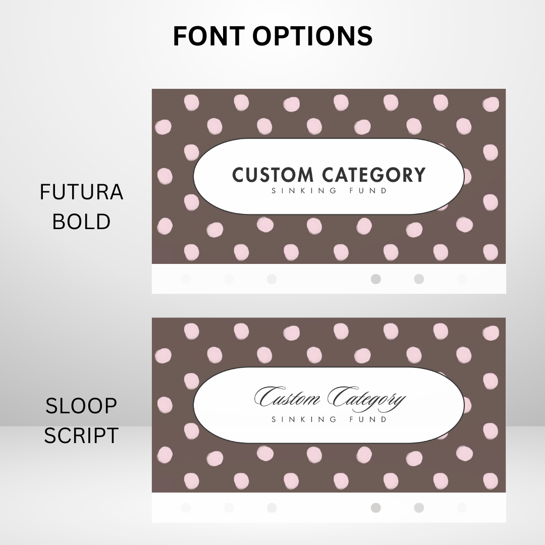 Style #BC14 Handmade Cash Envelope Personal Size Set of 3