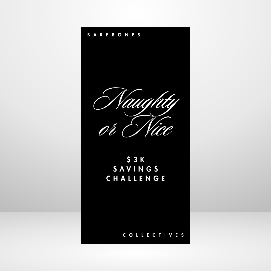 Naughty or Nice Christmas Noir Savings Challenge