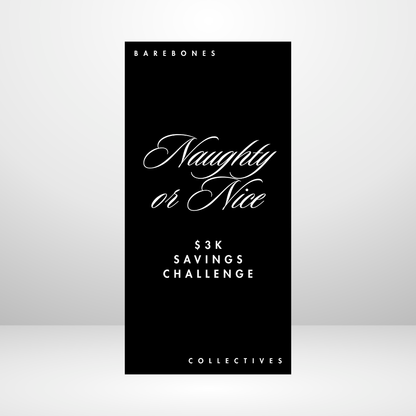Naughty or Nice Christmas Noir Savings Challenge