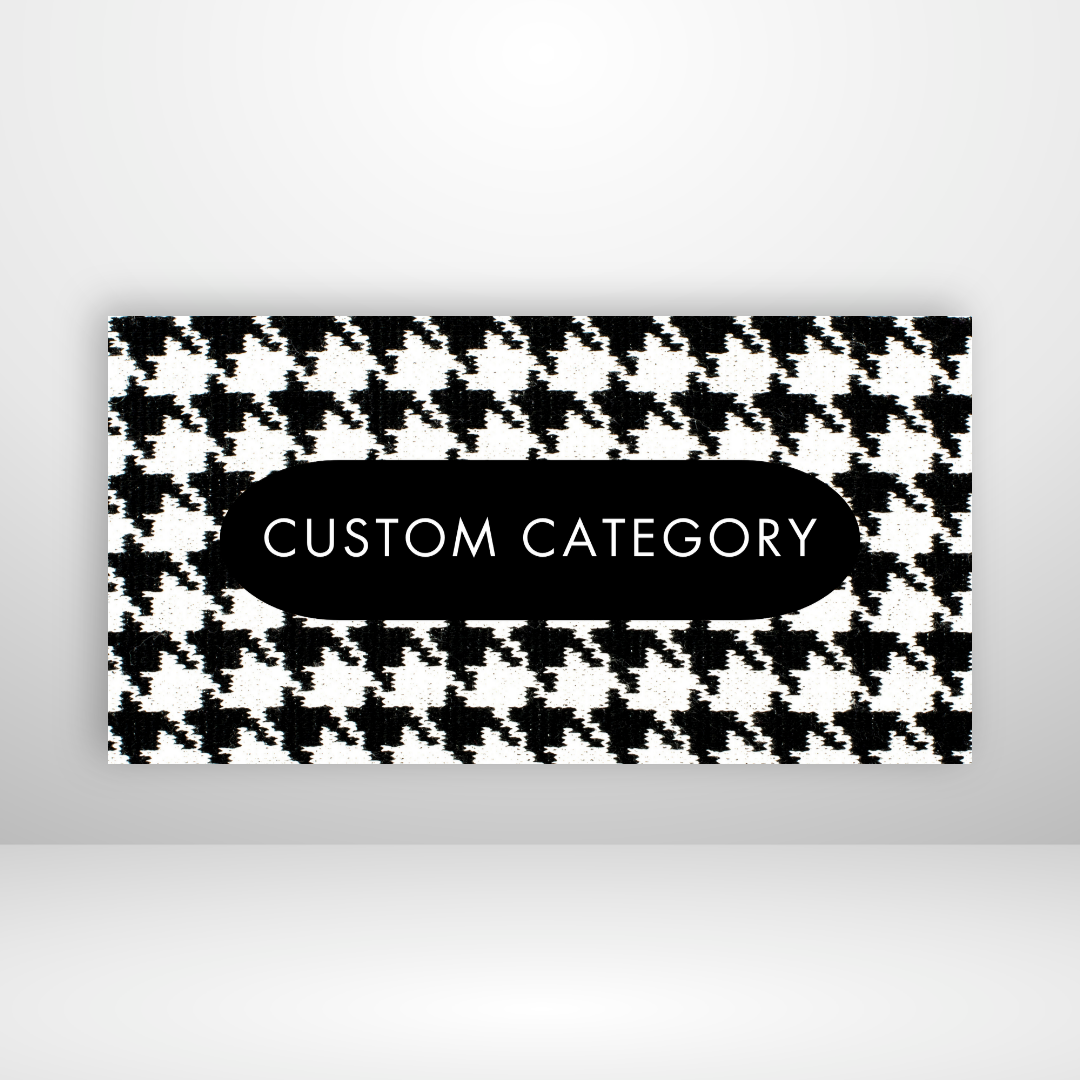 Houndstooth Coverage Cash Envelopes Labels Set of 3
