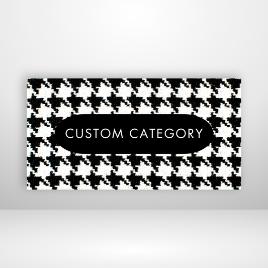 Houndstooth Coverage Cash Envelopes Labels Set of 3