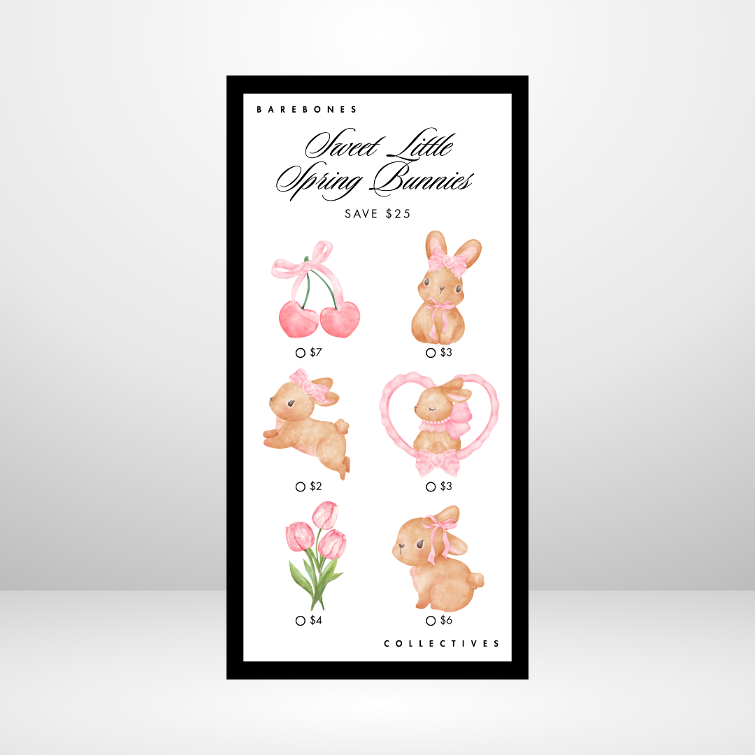 Sweet Little Spring Bunnies Savings Challenge