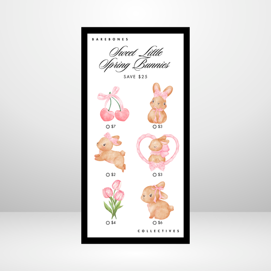 Sweet Little Spring Bunnies Savings Challenge