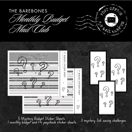 The Barebones Monthly Mail Club