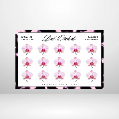 Pink Orchid Savings Challenges Binder Set - PRE ORDER
