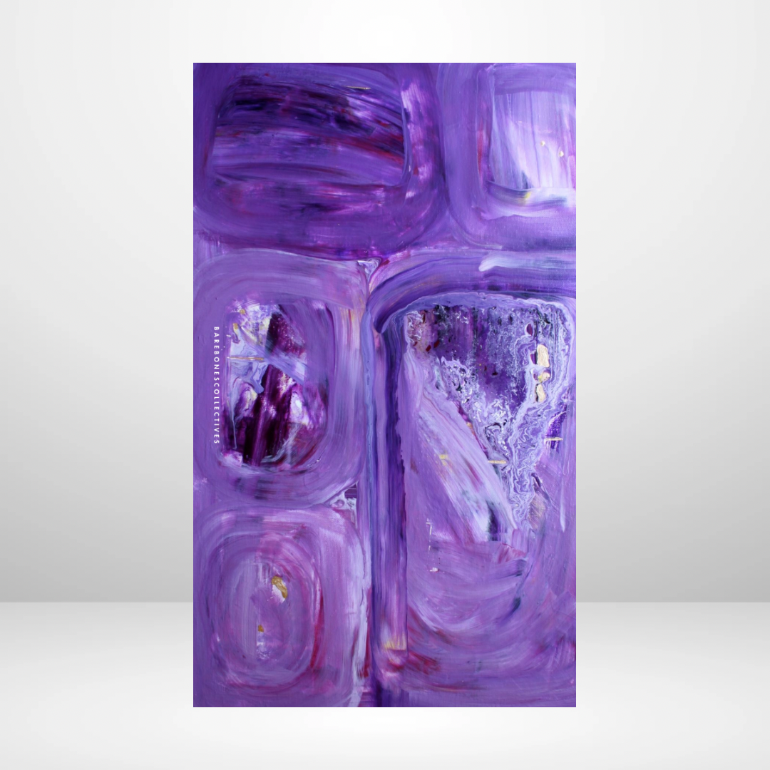 Purple Strokes Soft Touch Dashboard