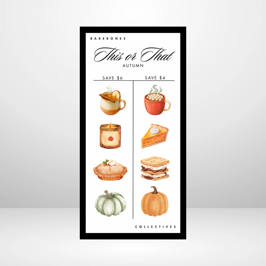Autumn This or That Savings Challenge
