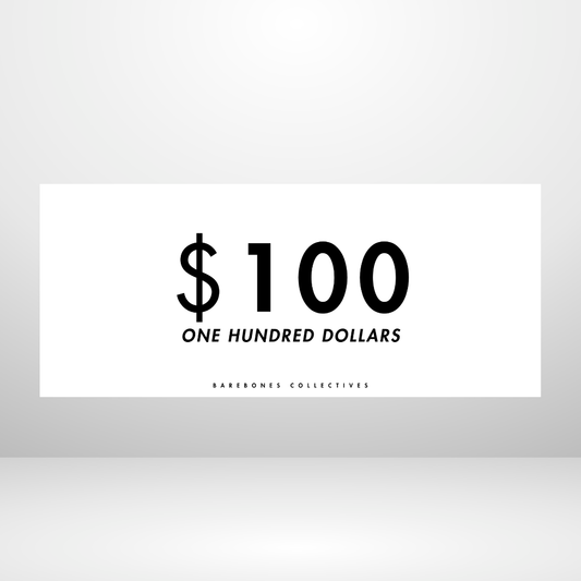 $100 - $50,000 - Frosted Matte Set of 4 Cash Place Holders