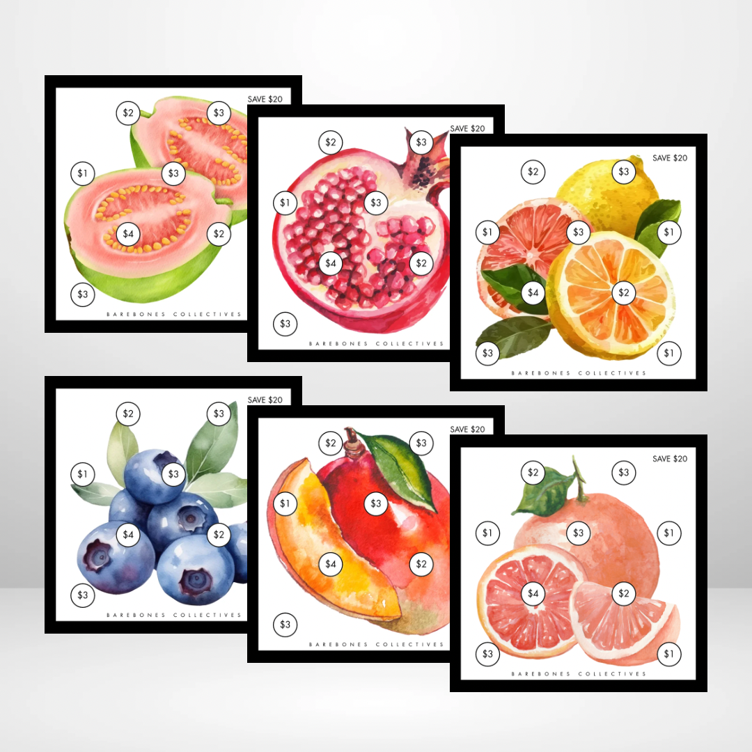 Feeling Fruity Savings Challenge Set of 6
