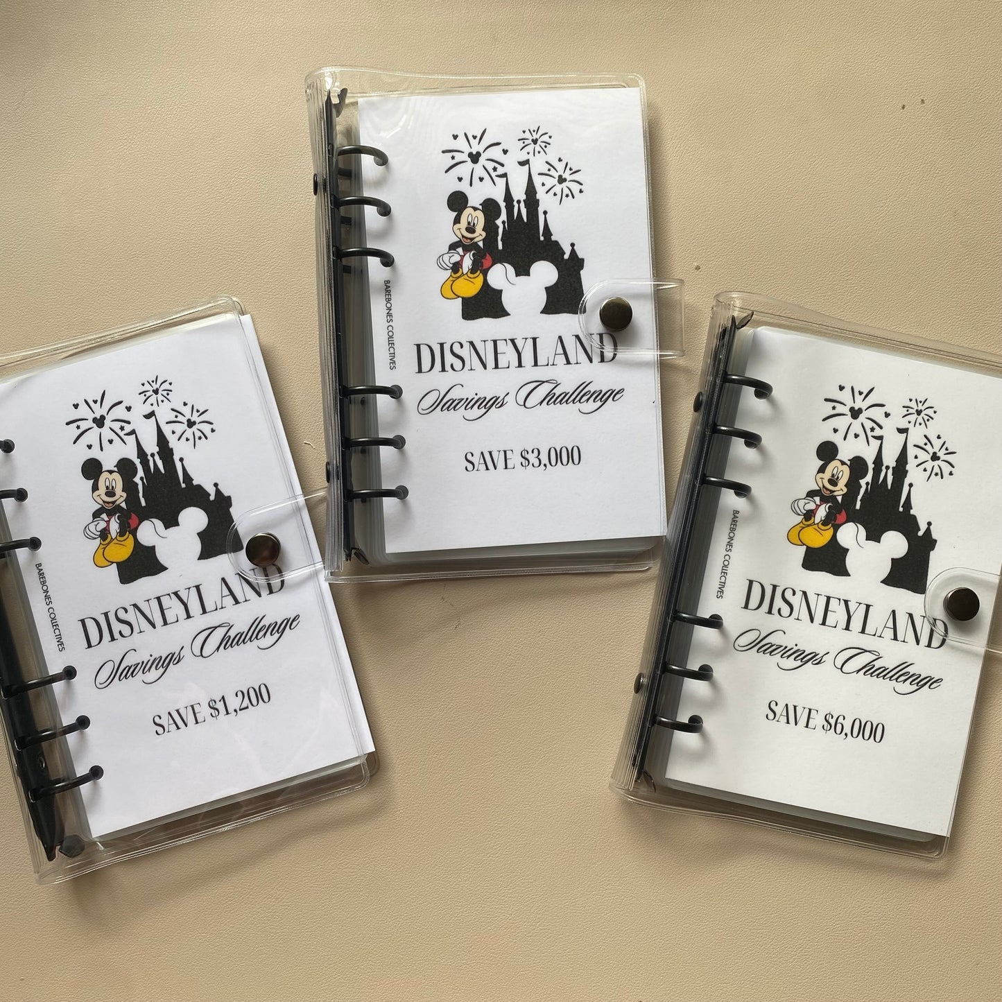 Disneyland A6 Savings Challenge Binder Bundle