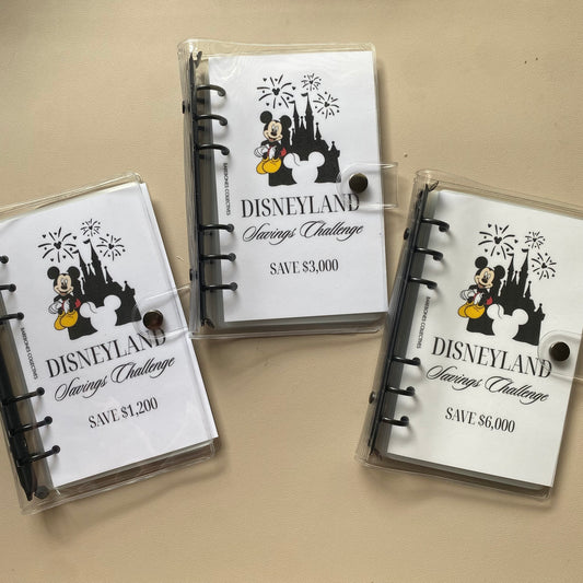 Disneyland A6 Savings Challenge Binder Bundle