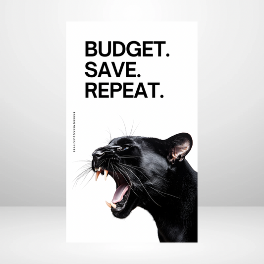 Budget Save Repeat Soft Touch Dashboard