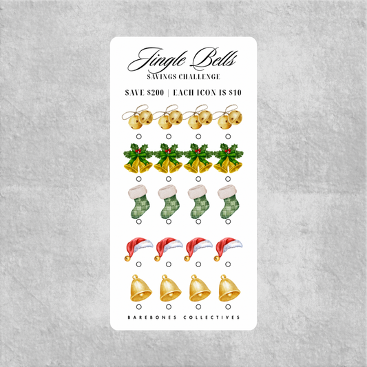 Jingle Bells Savings Challenge Save $200