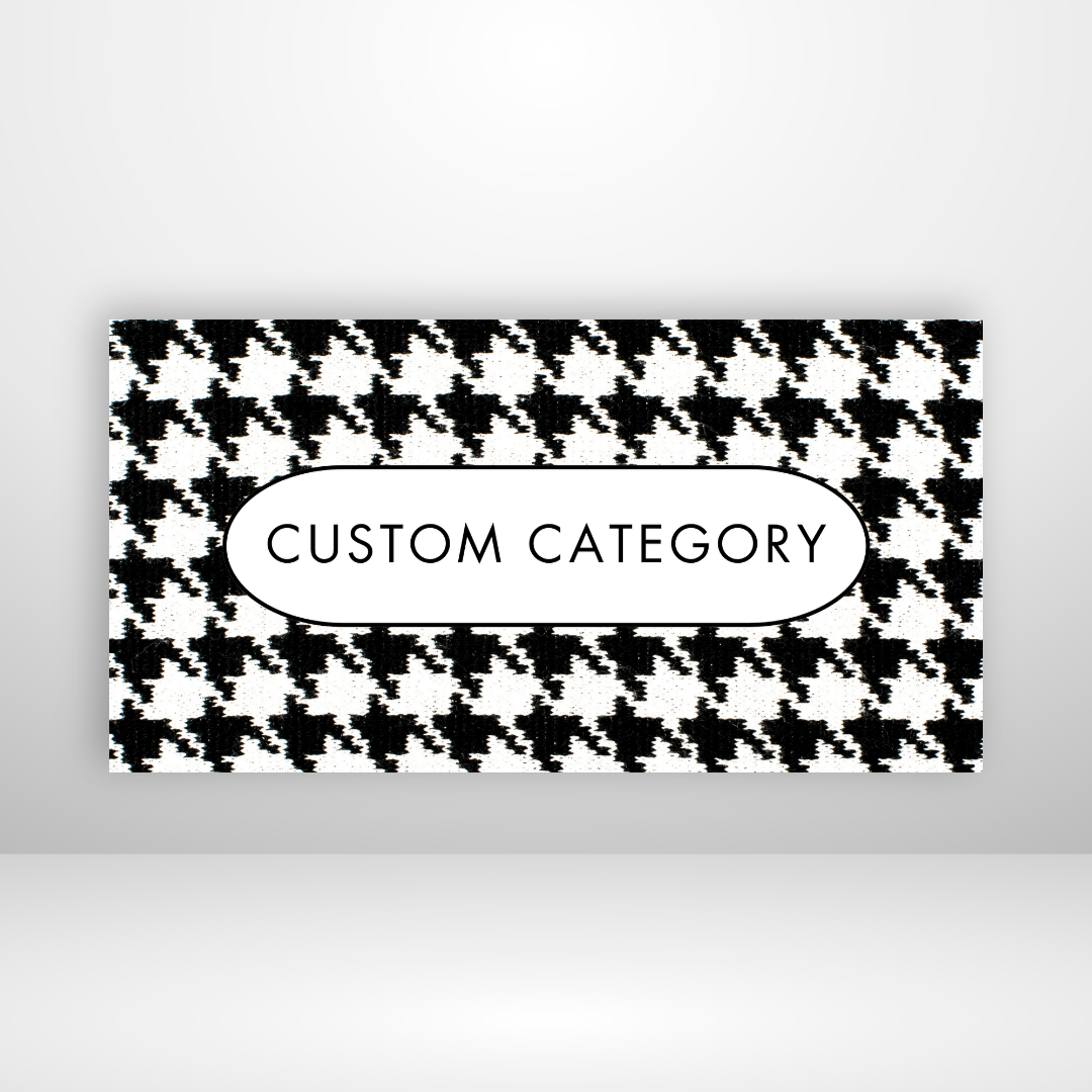 Houndstooth Coverage Cash Envelopes Labels Set of 3