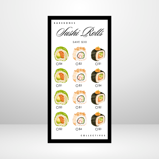 Sushi Roll Savings Challenge