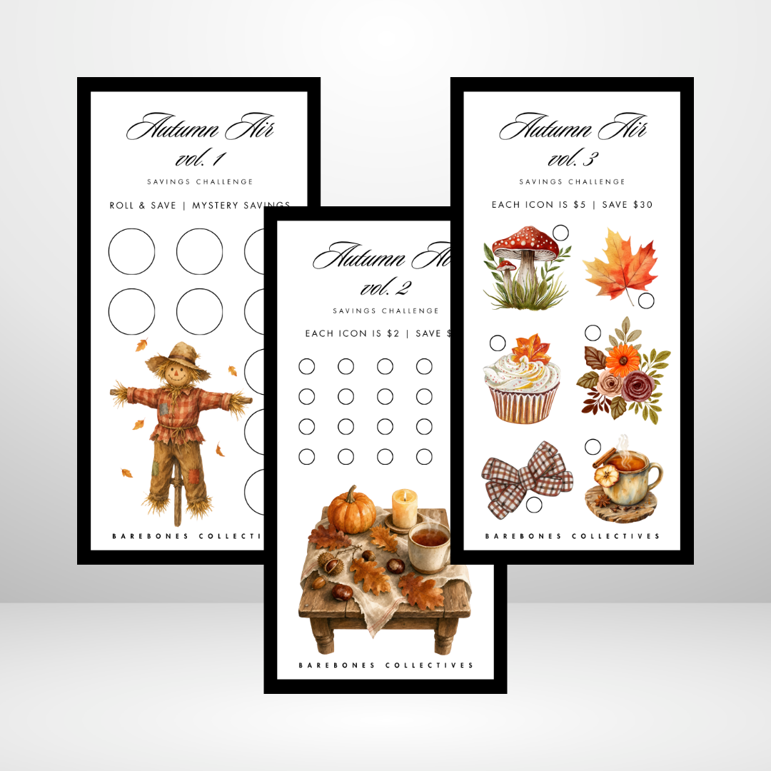 Autumn Air Savings Challenge and Envelope Set
