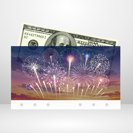 Forth of July Handmade Cash Envelope
