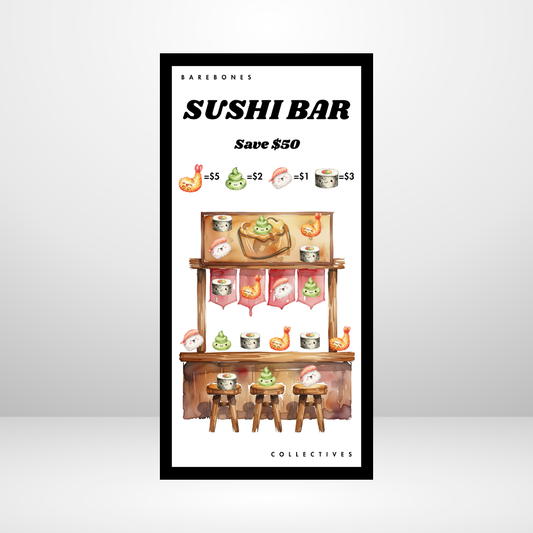 Sushi Bar Savings Challenge