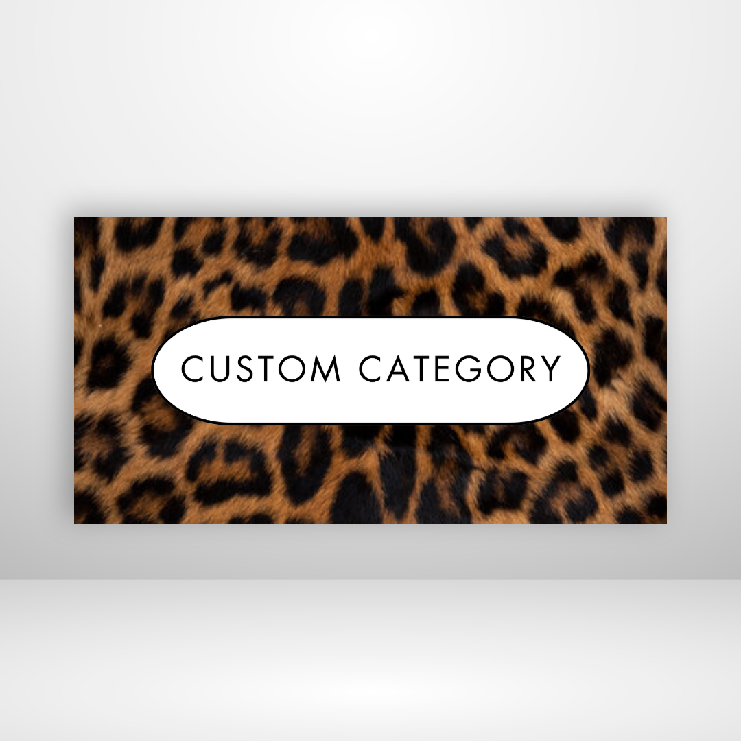 Leopard Fur Full Coverage Cash Envelopes Labels Set of 3