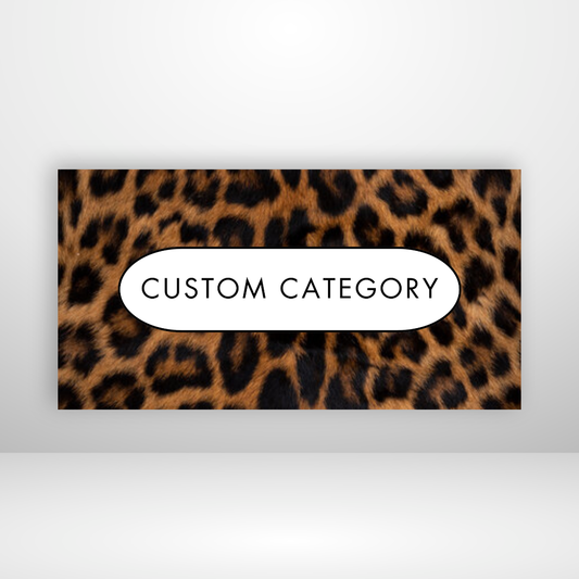 Leopard Fur Full Coverage Cash Envelopes Labels Set of 3