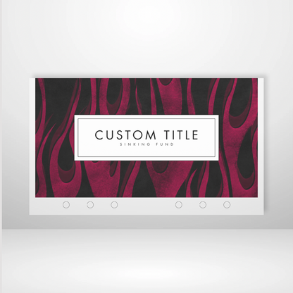 Velvet Flames Matte Cash Envelopes