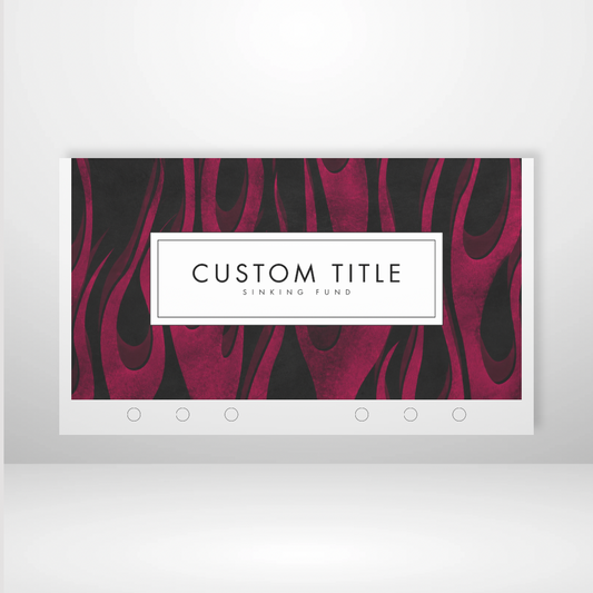 Velvet Flames Matte Cash Envelopes