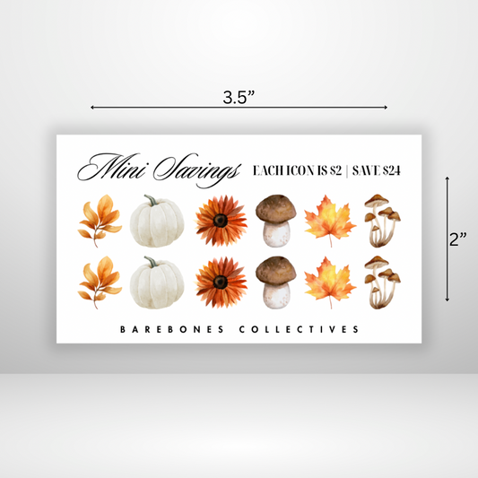 Fall Mushrooms Mini Savings Challenge Save $24