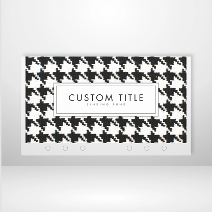 Hounds Tooth Matte Cash Envelopes