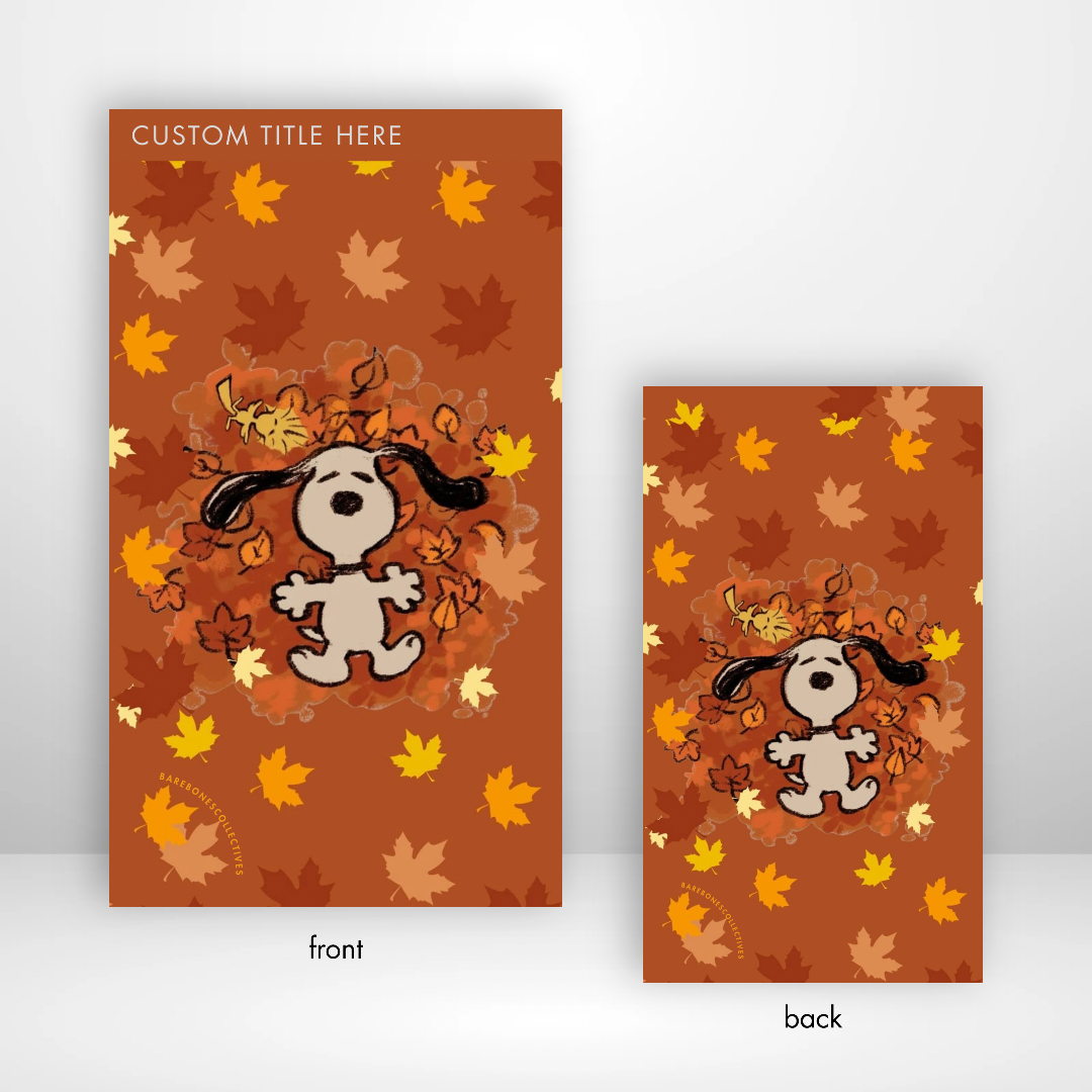 Fall Time Snoopy Full Tabbed Dashboard