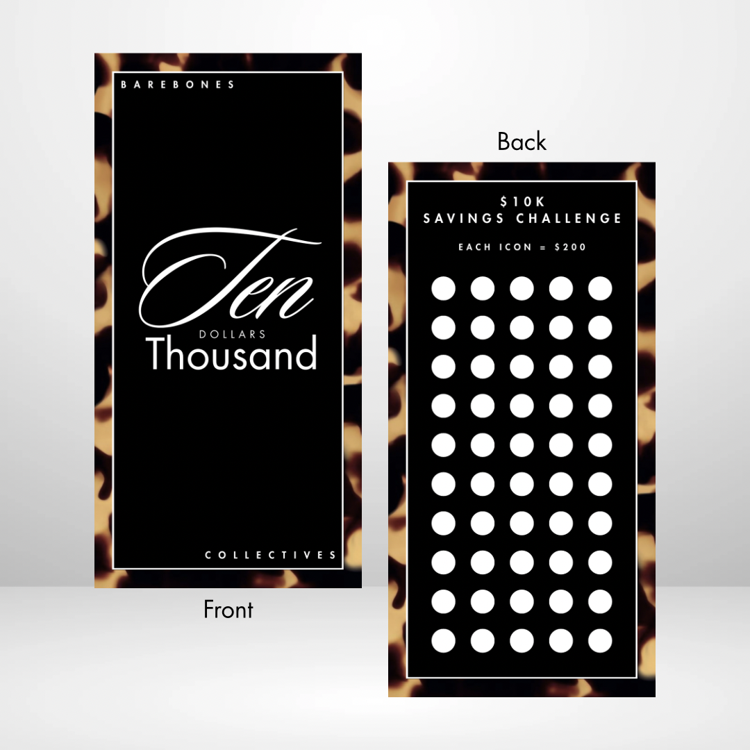 Minimal Effort Series Brown Tortoiseshell Savings Challenge