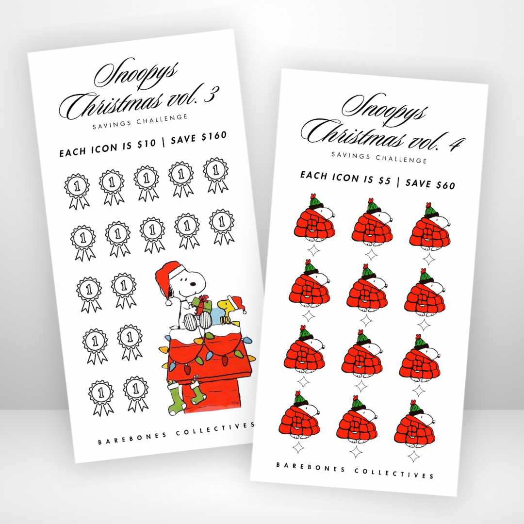 Snoopy’s Christmas Savings Challenge & Envelope Set