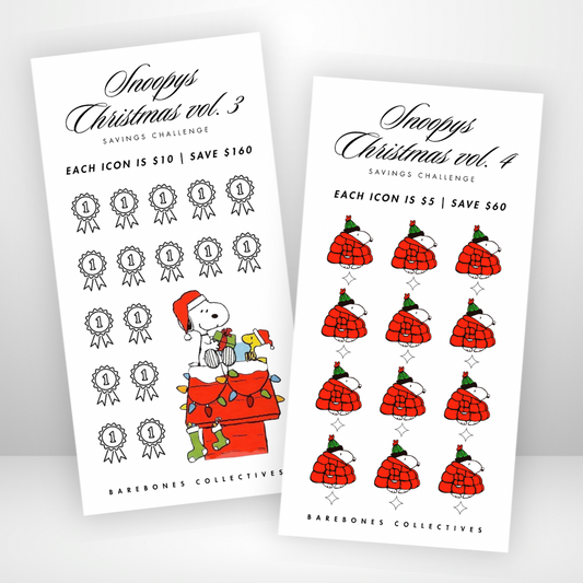 Snoopy’s Christmas Savings Challenge & Envelope Set
