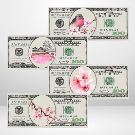 Japan Cash Place Holders $100 Sets of 4