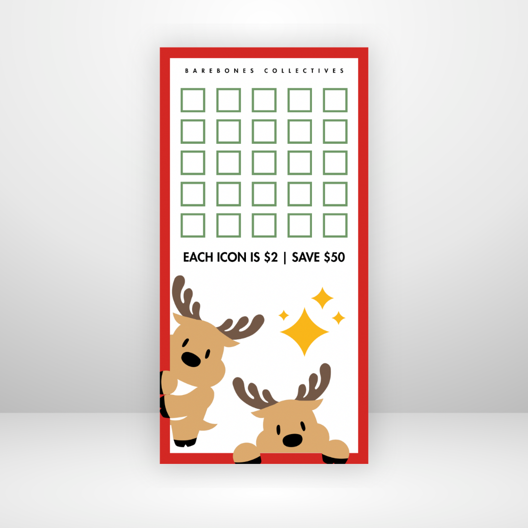 Christmas #2 3x6 Savings Challenge Save $50
