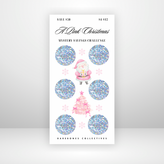 A Pink Christmas Mystery Scratch Off Savings Challenge Save $50