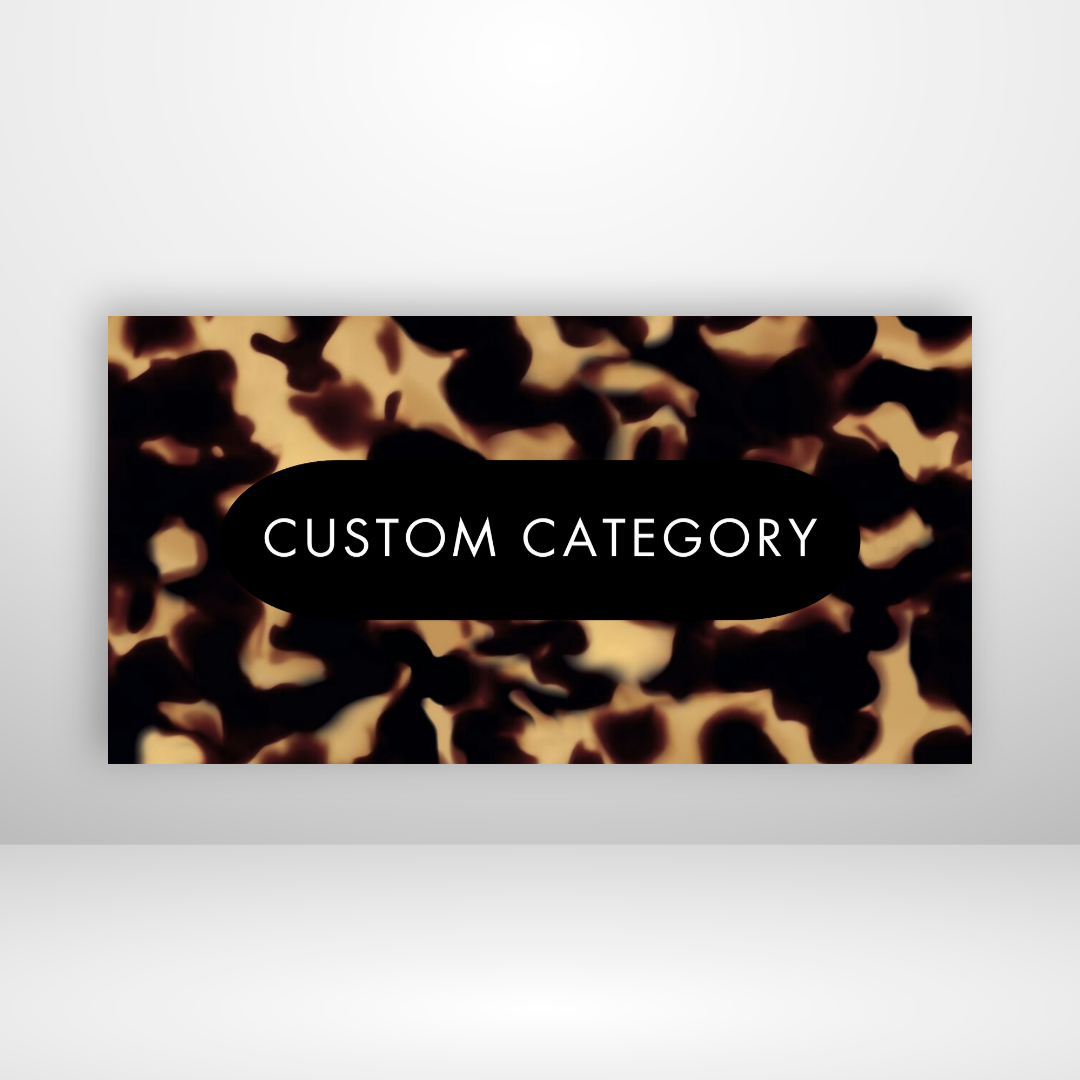 Brown Tortoiseshell Full Coverage Cash Envelopes Labels Set of 3