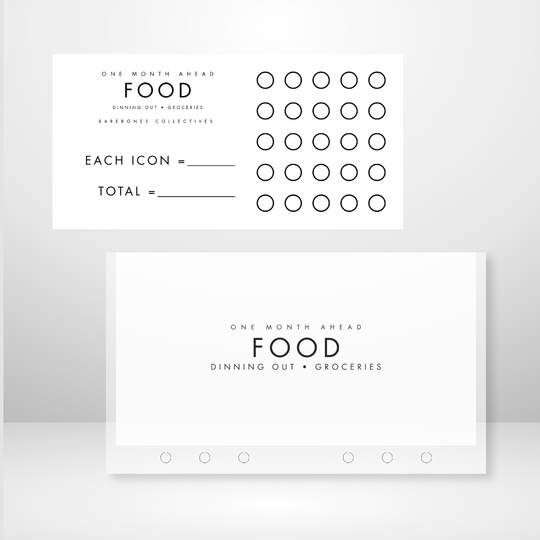 One Month Ahead Matte Cash Envelope + Savings Trackers Sets